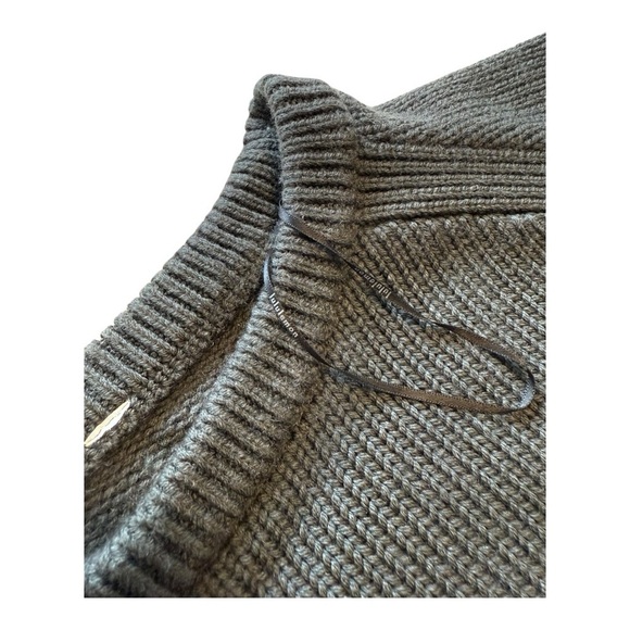 Lululemon Merino Wool Knit Sweater Yin To You Heathered Dark Wren Gray - Size 6 - Picture 4 of 13